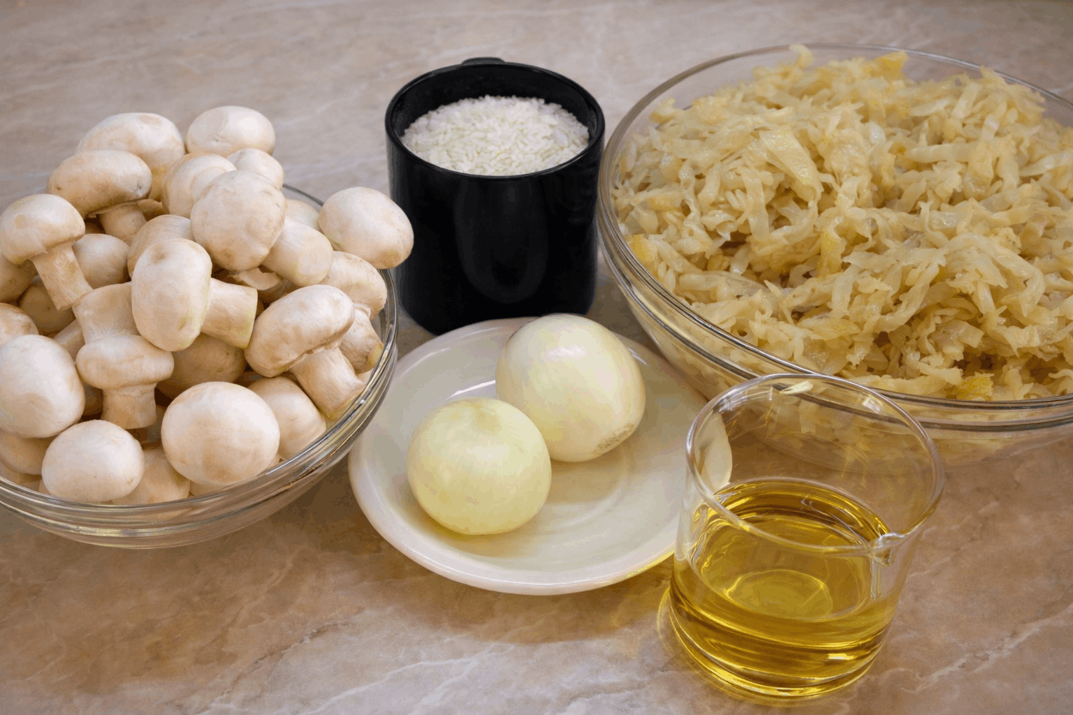 🥬 Кисело зеле с гъби и ориз-Стъпка-3131